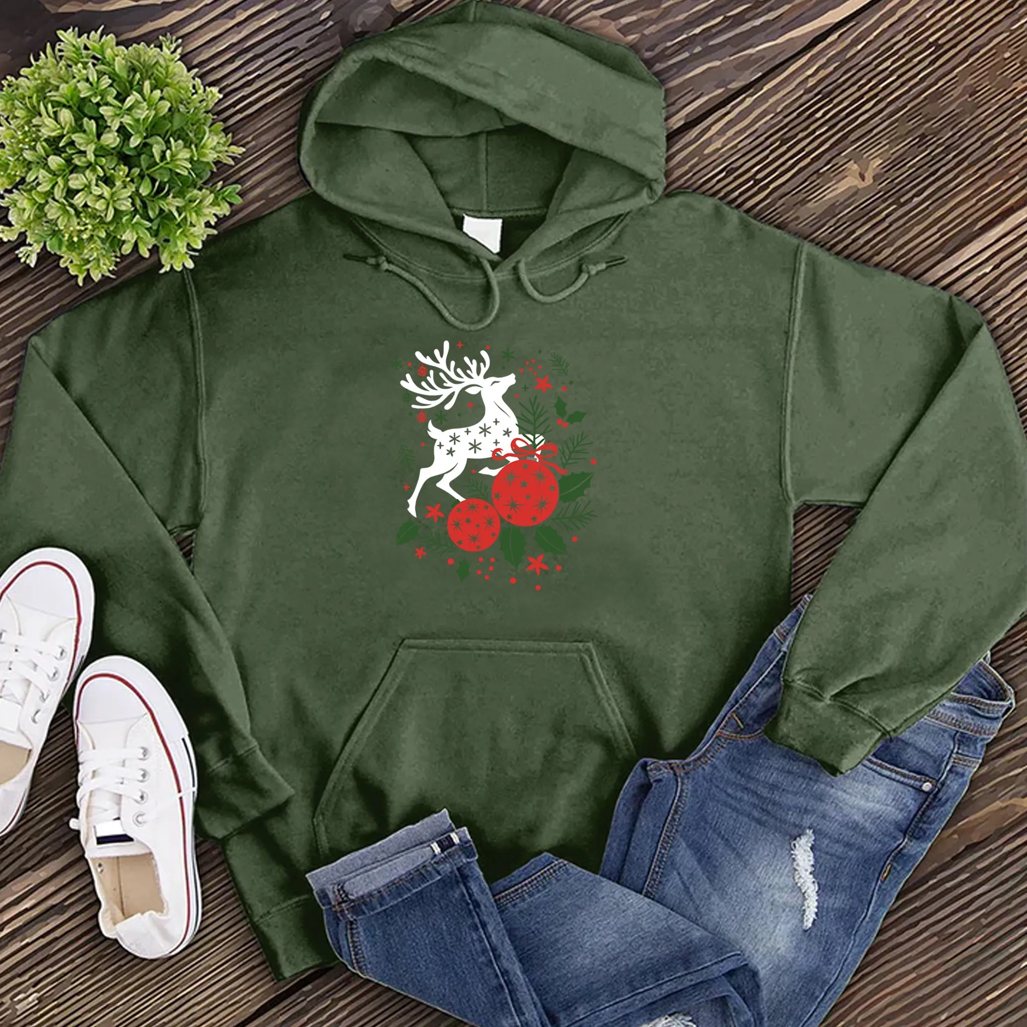 Christmas Reindeer Hoodie