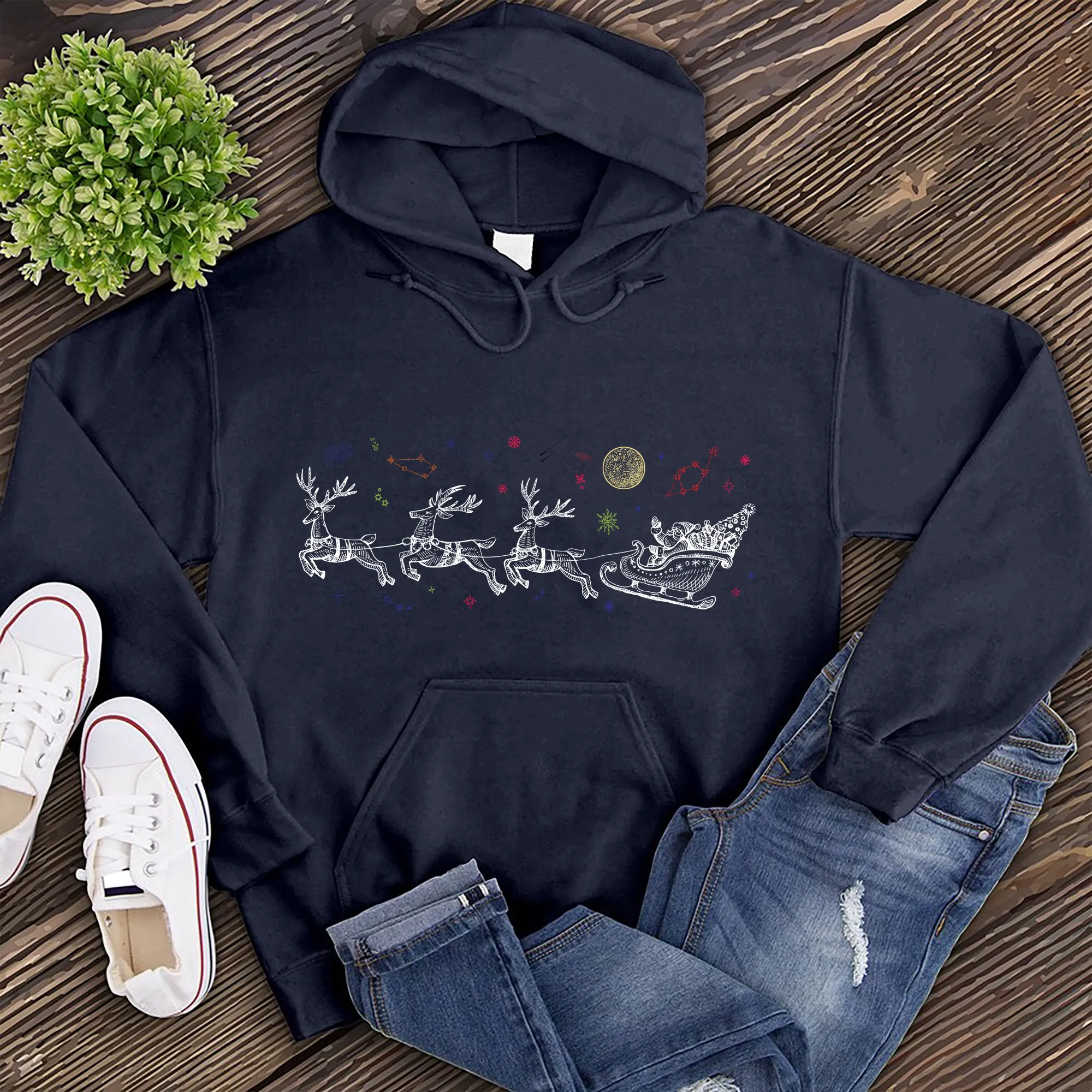 Cosmic Sleigh Hoodie