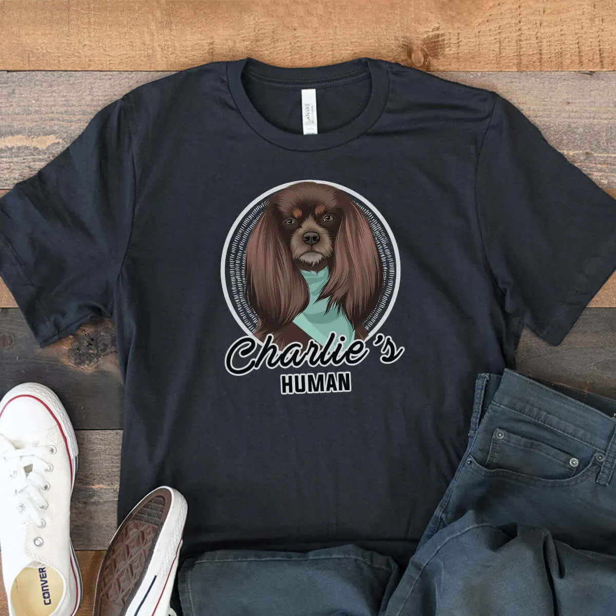 Custom Personalized Dogs Human Shirt from Photo