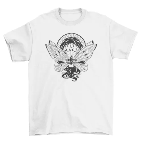 Dark Art Nouveau Butterfly Tee