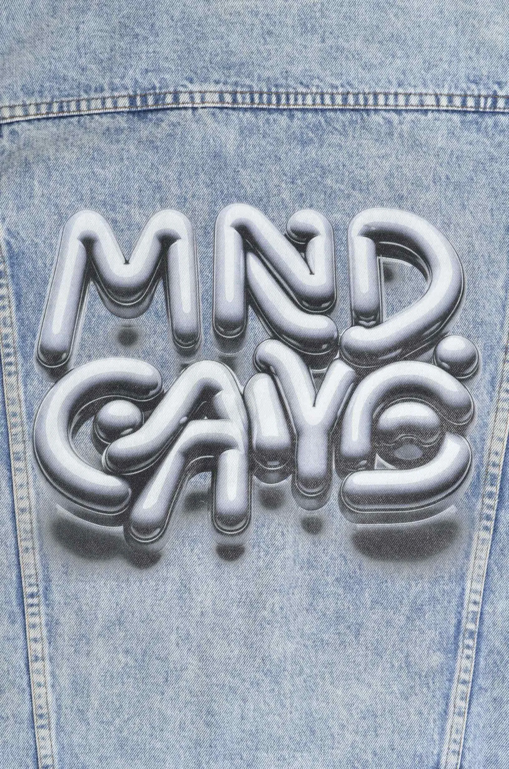 DENIM * MELTON BLOUSON_NAVY_MIND GAME