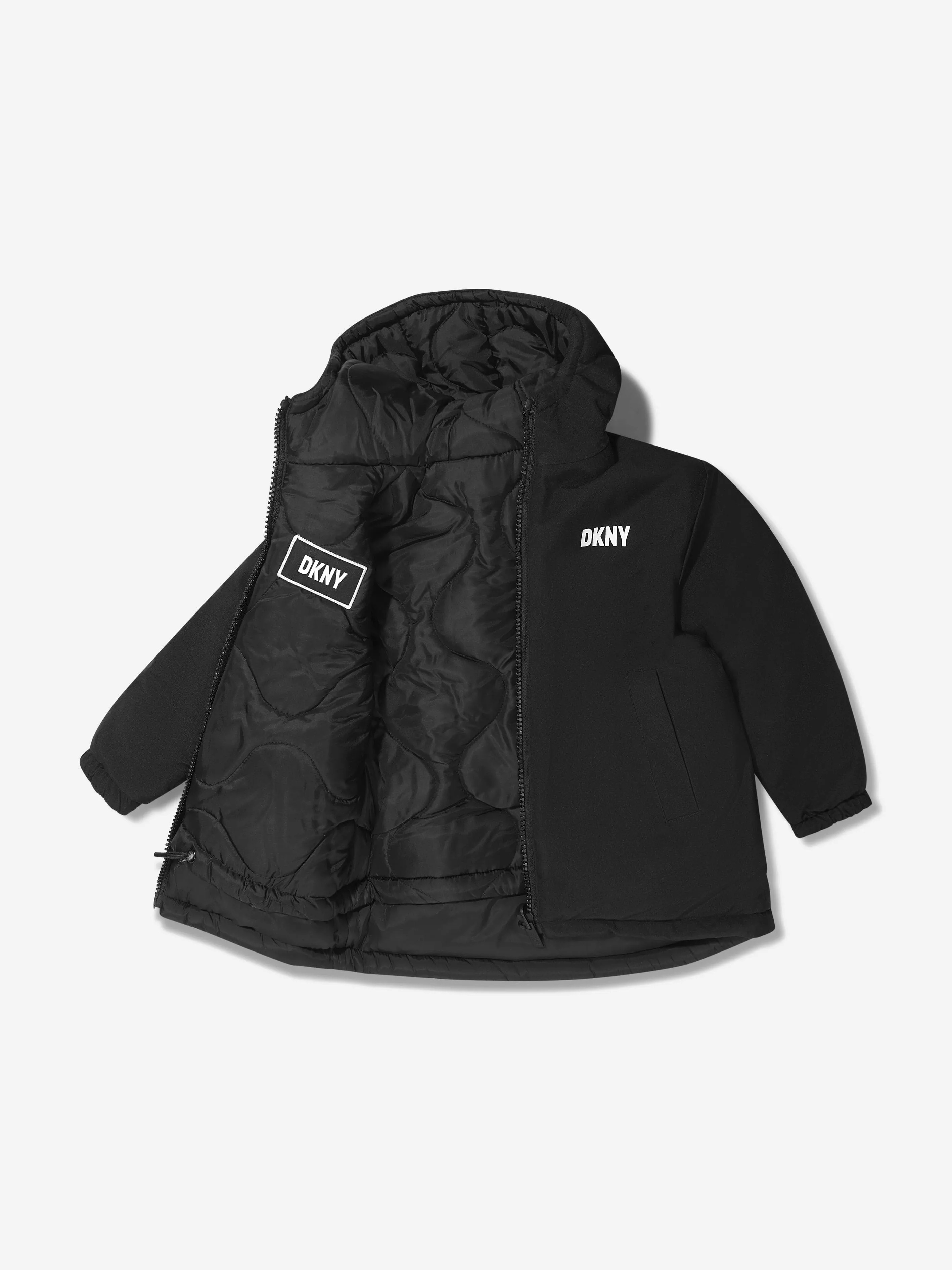 DKNY Boys Reversible Hooded Parka