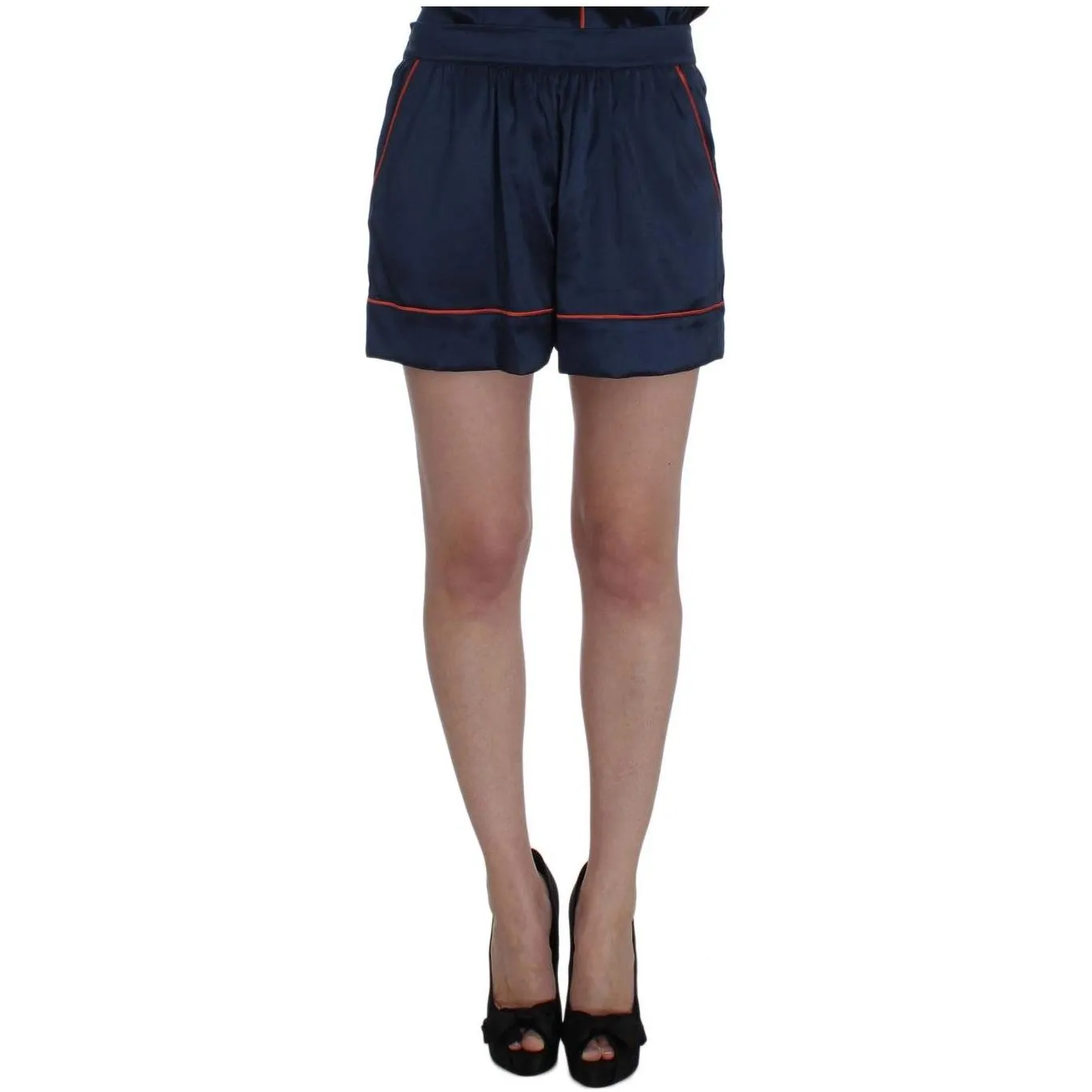 Dolce & Gabbana Elegant Silk Stretch Mini Shorts