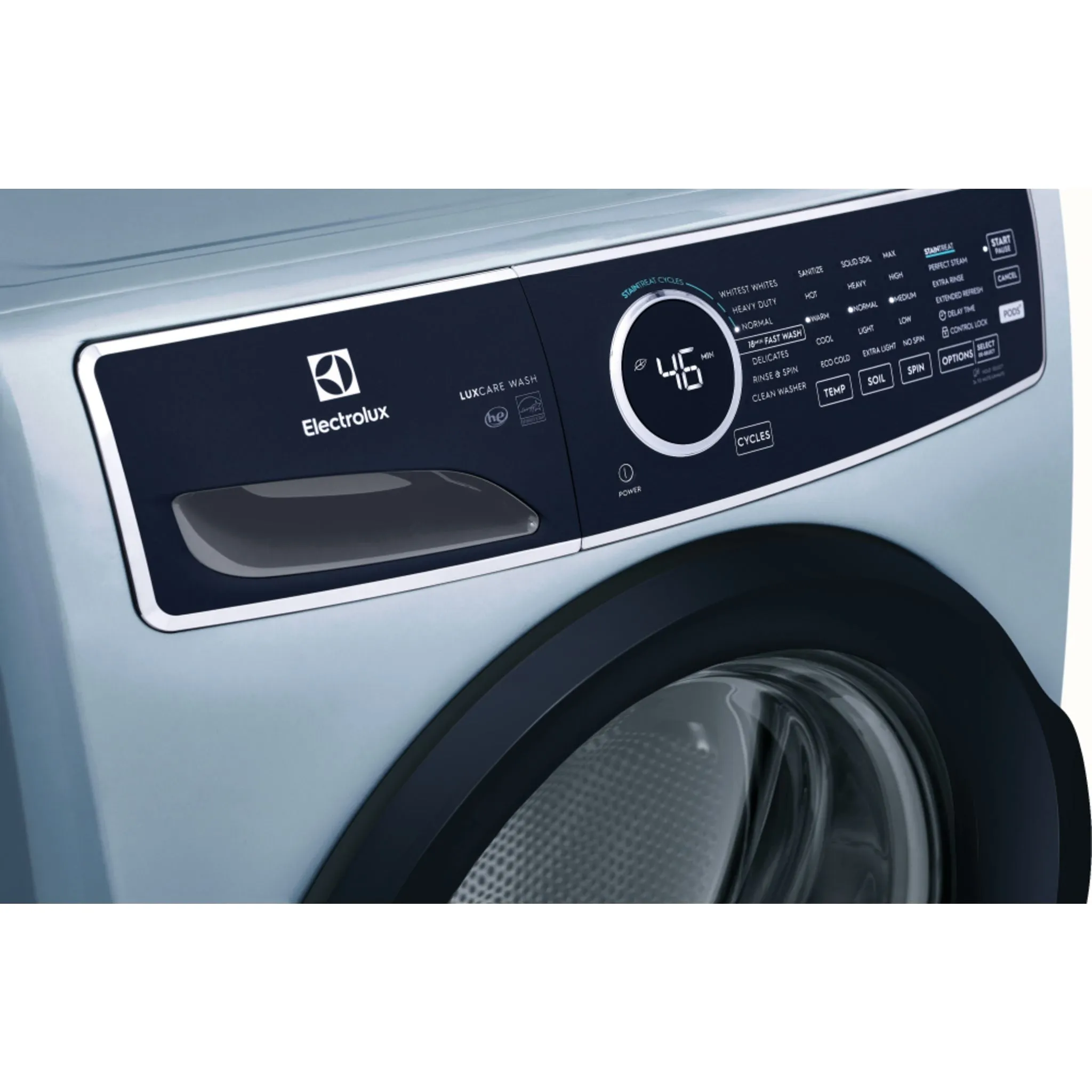 Electrolux Front Load Washer (ELFW7437AG) - Glacier Blue