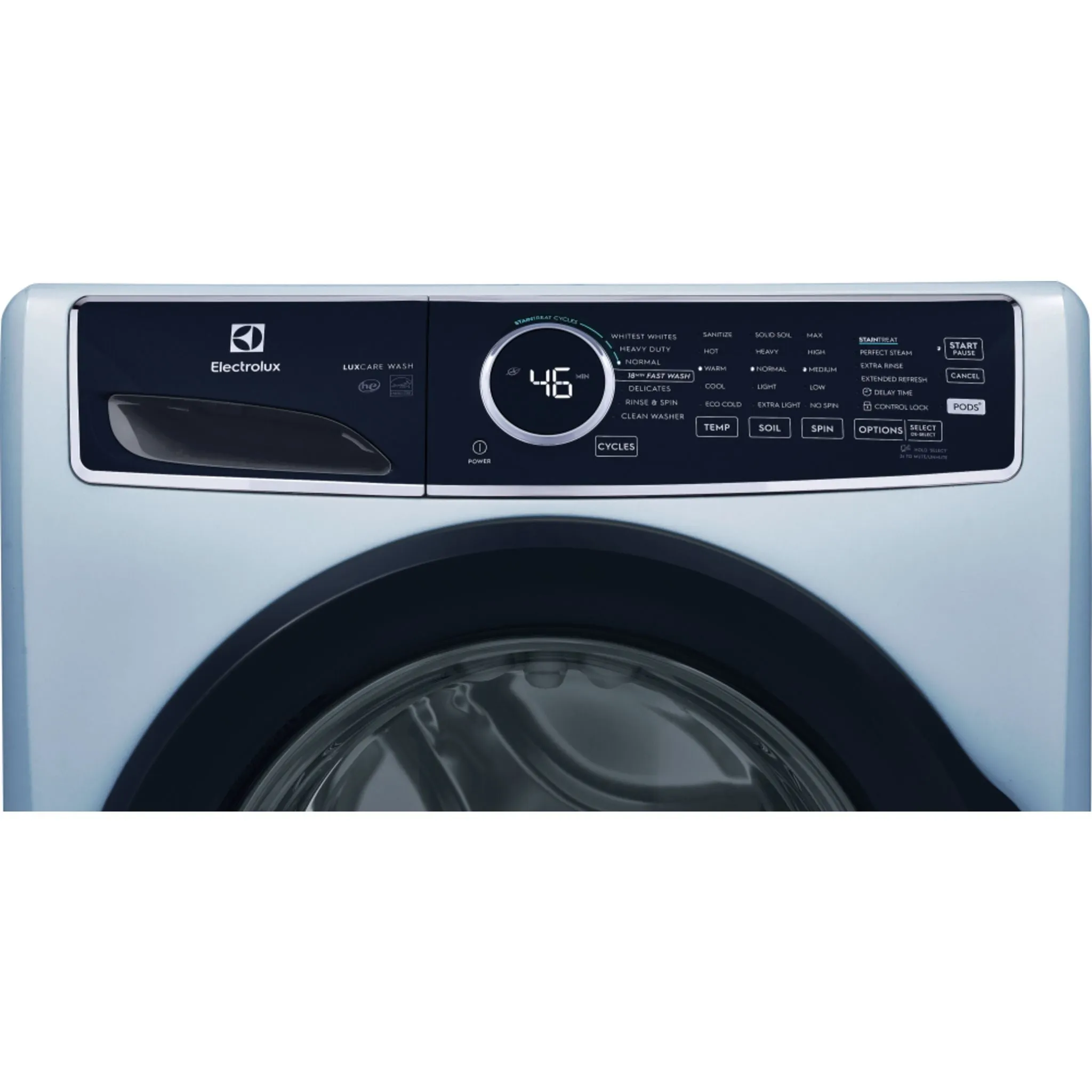 Electrolux Front Load Washer (ELFW7437AG) - Glacier Blue