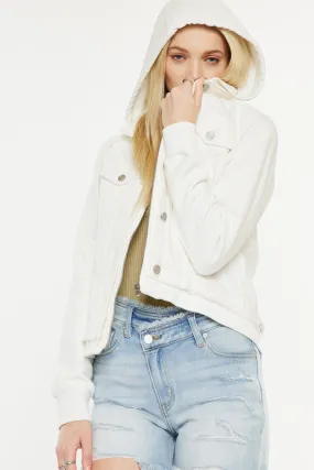 Eleni Denim Hoodie Jacket