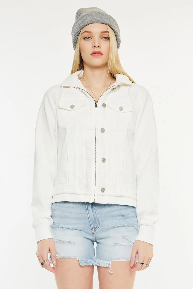 Eleni Denim Hoodie Jacket