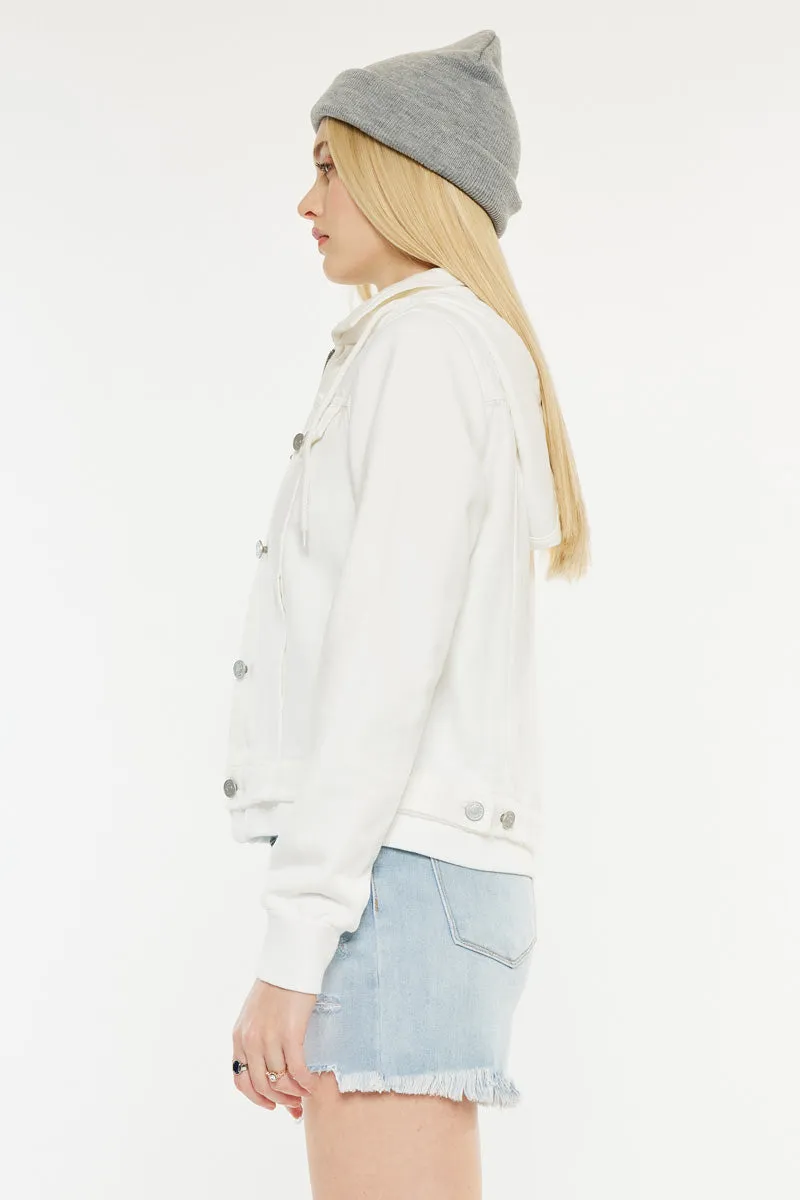 Eleni Denim Hoodie Jacket