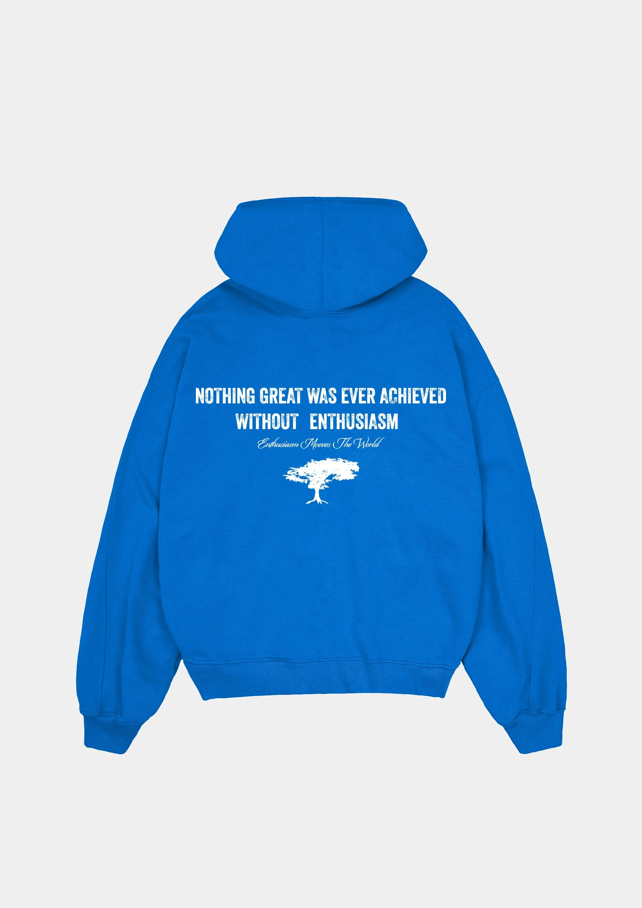 Enthusiast 480gsm Zip Hoodie - Royal Blue