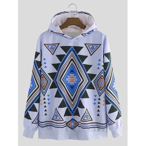 Ethnic Style Loose Hoodies