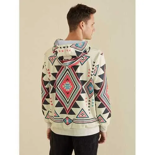 Ethnic Style Loose Hoodies