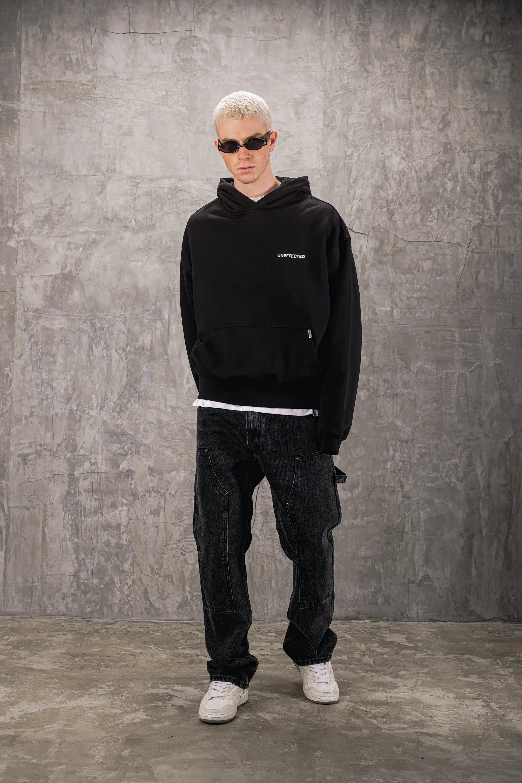 First To Last 480GSM Oversized Hoodie - Black