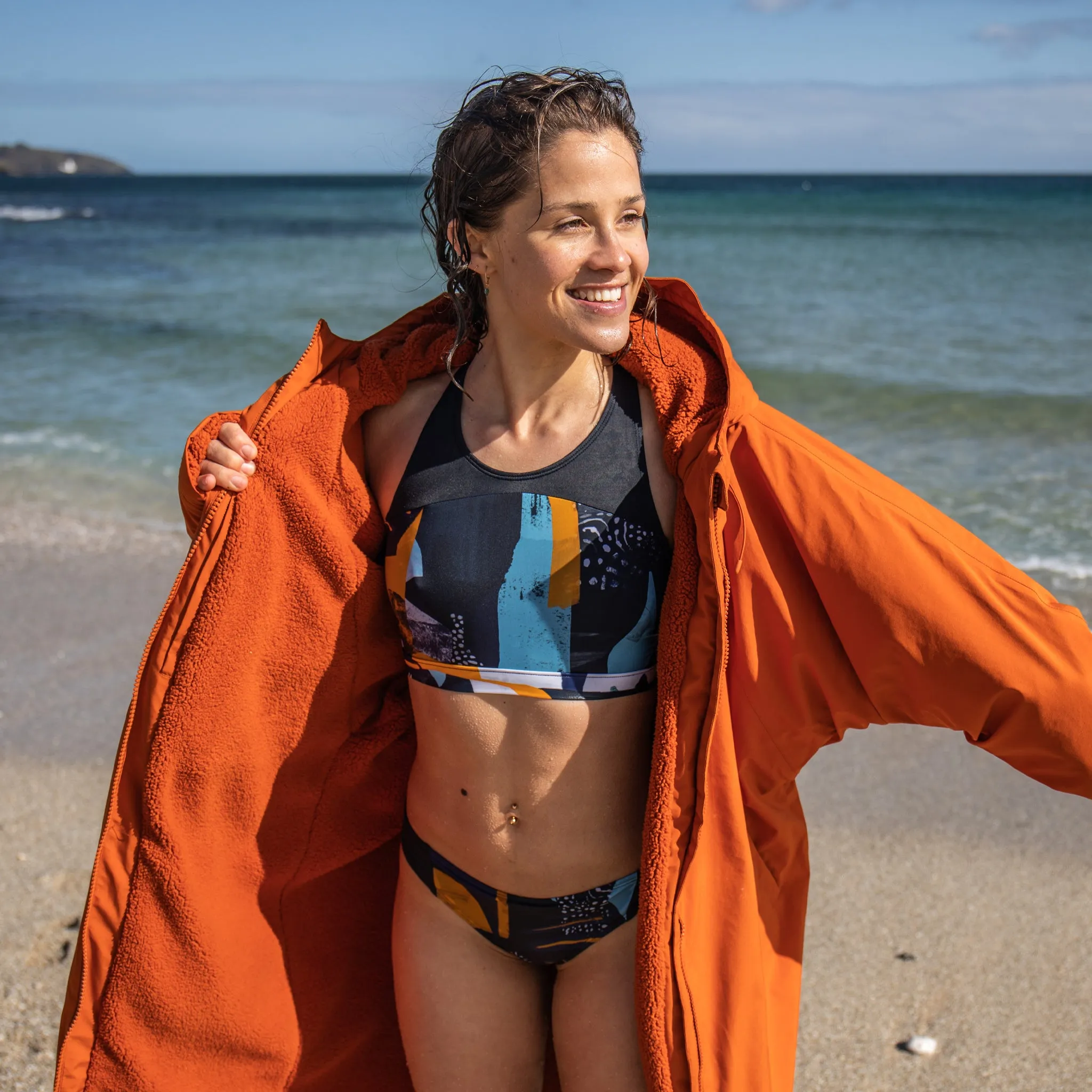 Fourth Element Tidal Robe made from Recycled Bottles - Orange