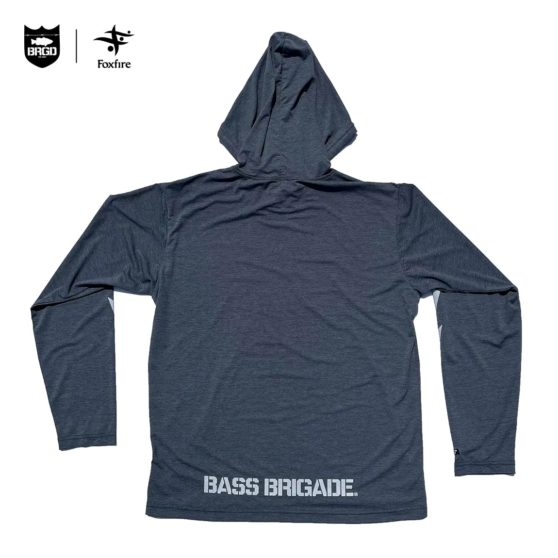 Foxfire x BASS BRIGADE SCORON PULLOVER HOODIE - CHARCOAL