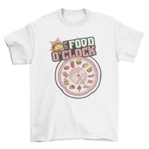 Funny Food O'clock t-shirt