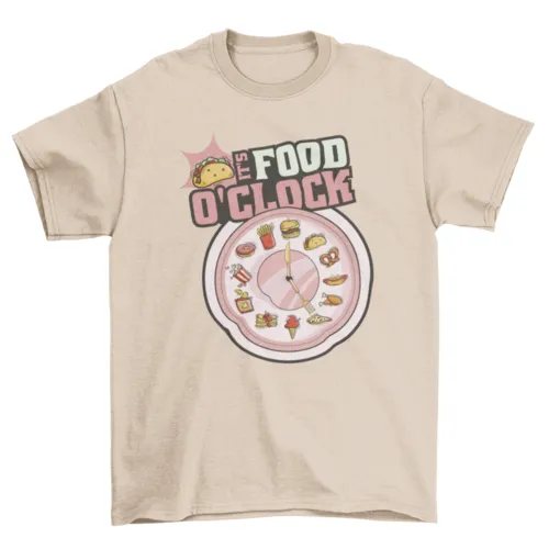 Funny Food O'clock t-shirt