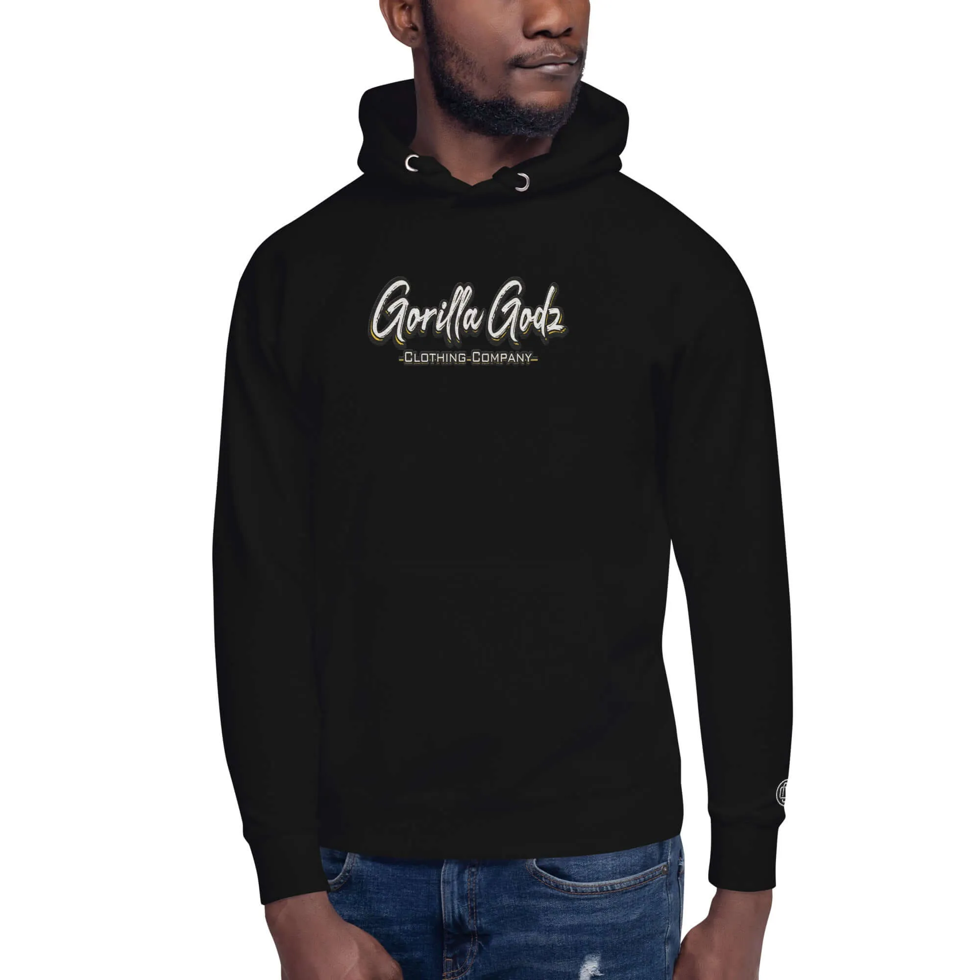 Gorila Godz Embroidered Unisex Hoodie