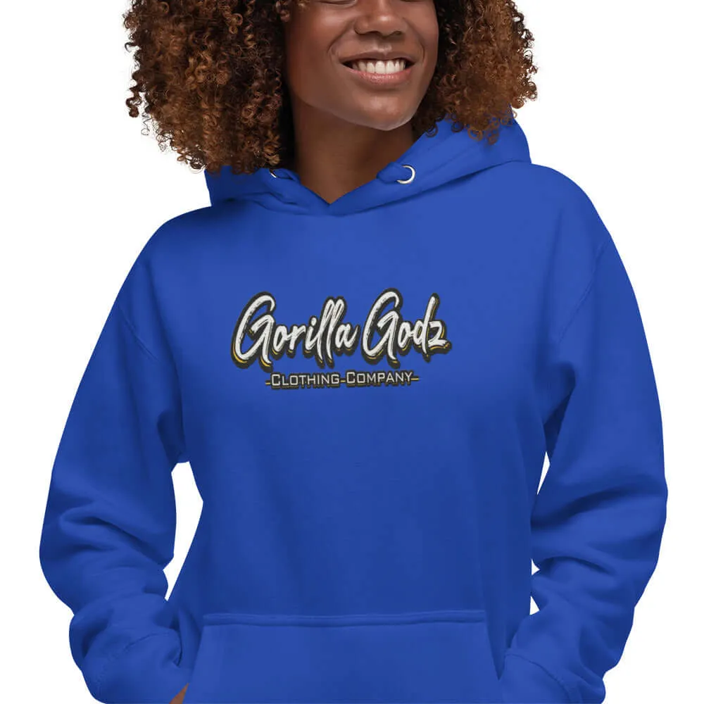 Gorila Godz Embroidered Unisex Hoodie