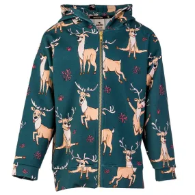 Green Reindeer Hoodie