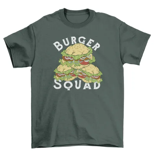 Hamburger pyramid food t-shirt