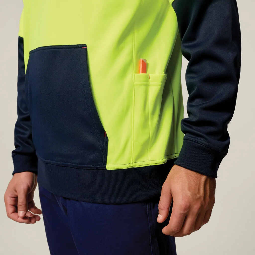 Hard Yakka Hi-vis 2 Tone Fleece Hoodie (Y19325)