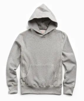 Heavyweight Popover Hoodie in Light Grey Mix