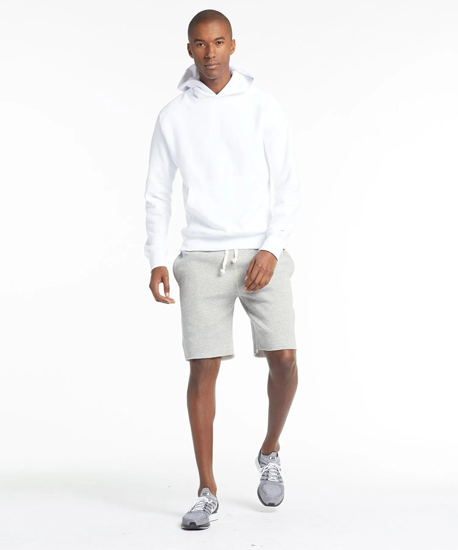 Heavyweight Popover Hoodie in White