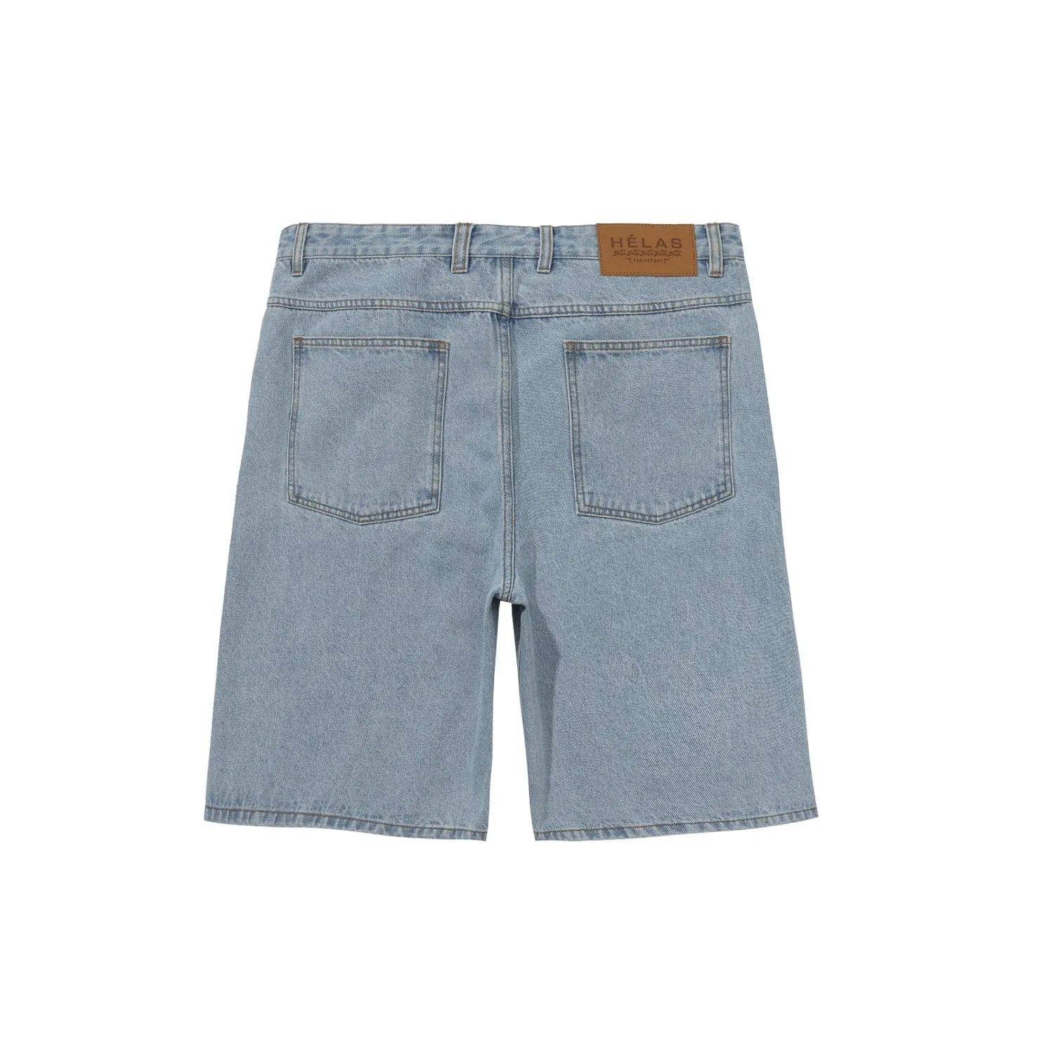 Helas Classic Denim Shorts Washed Light Blue