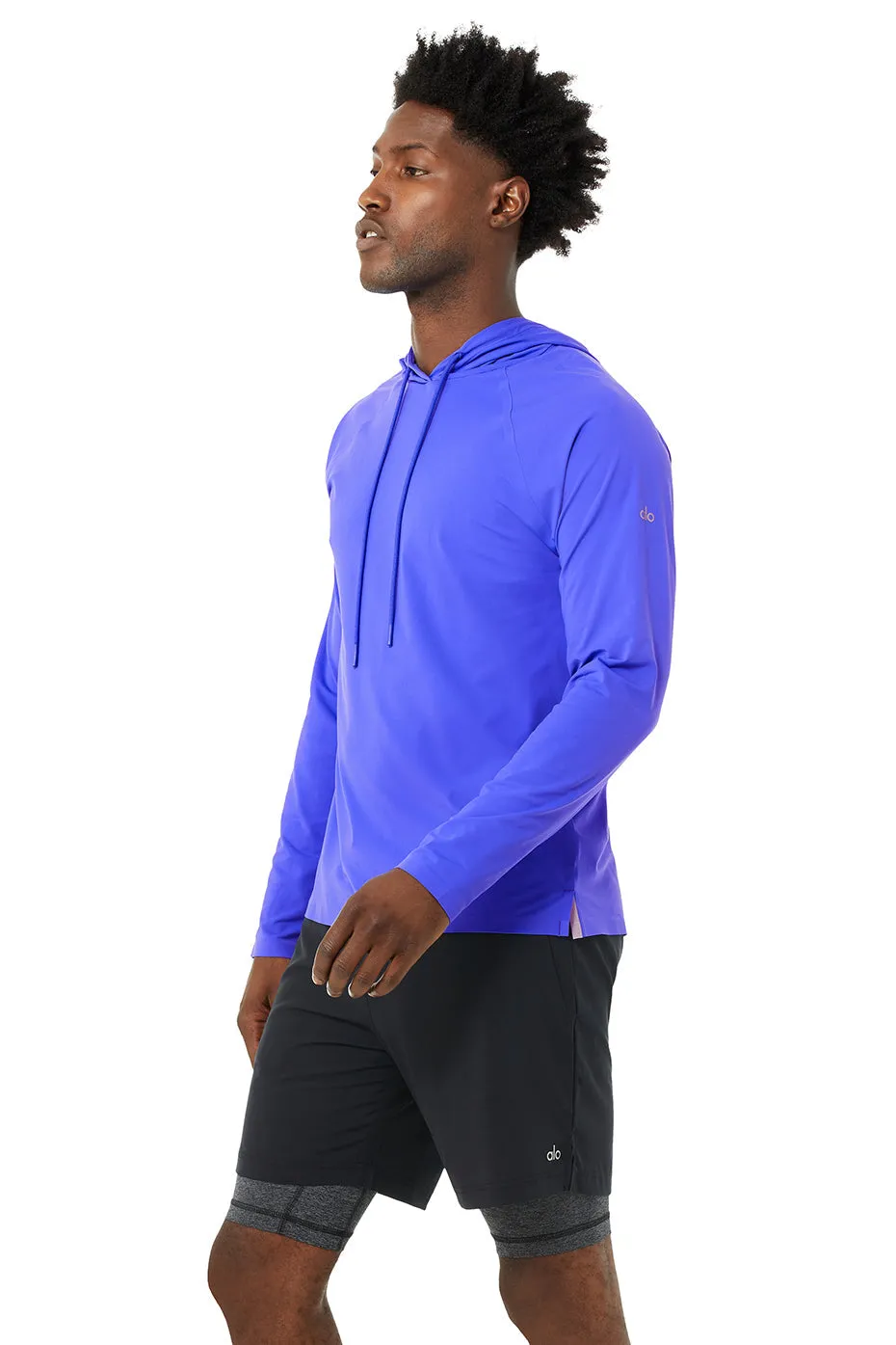 Idol Hooded Runner - Alo Blue