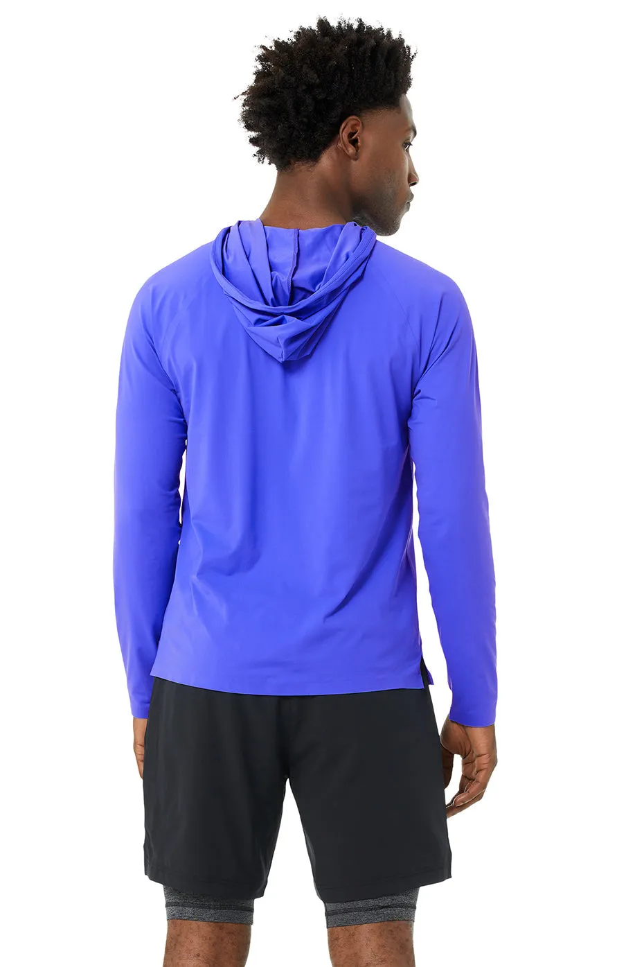 Idol Hooded Runner - Alo Blue