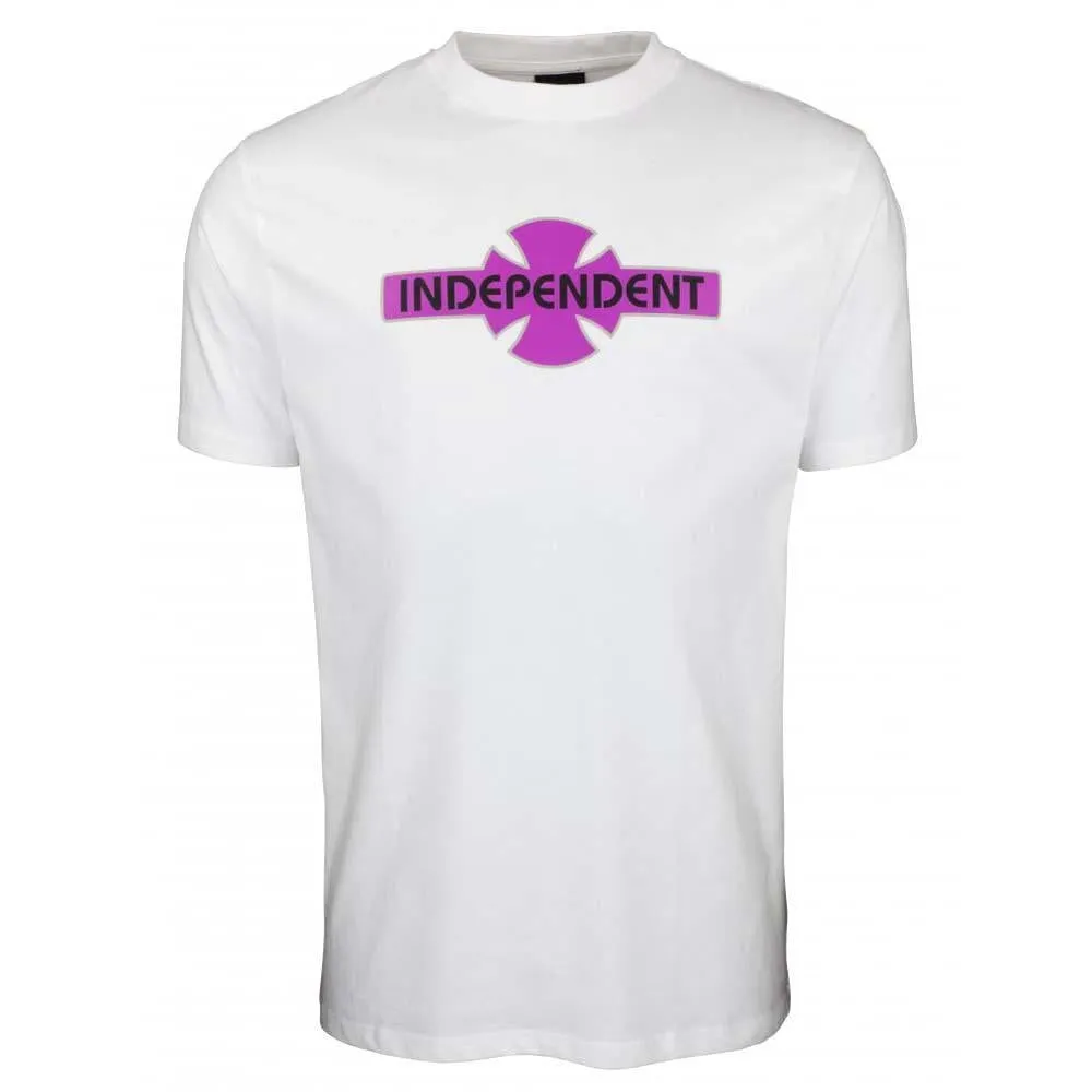 Independent Truck Co O.G.B.C Streak T-Shirt White Purple