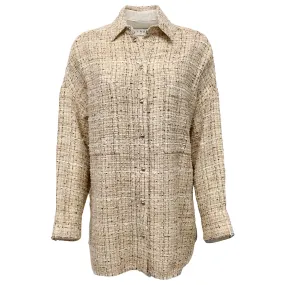 Iro Beige Tweed Watali Shirt