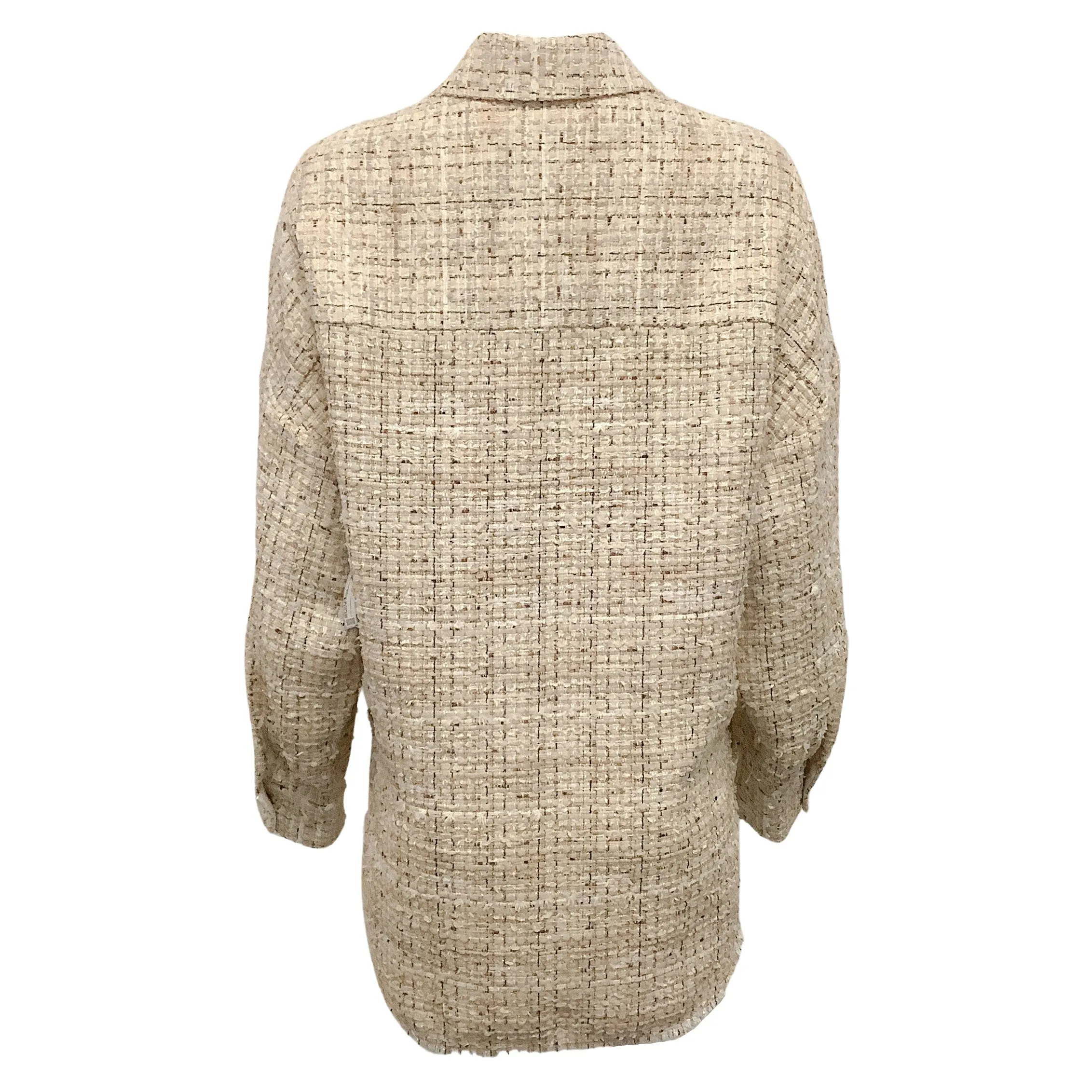 Iro Beige Tweed Watali Shirt