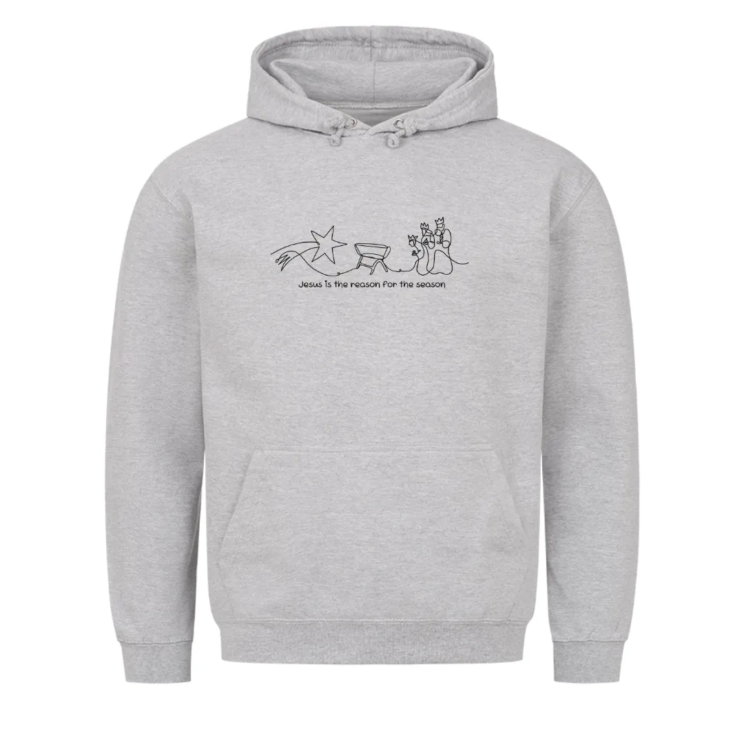 Jesus is the reason minimalistic Christmas Hoodie