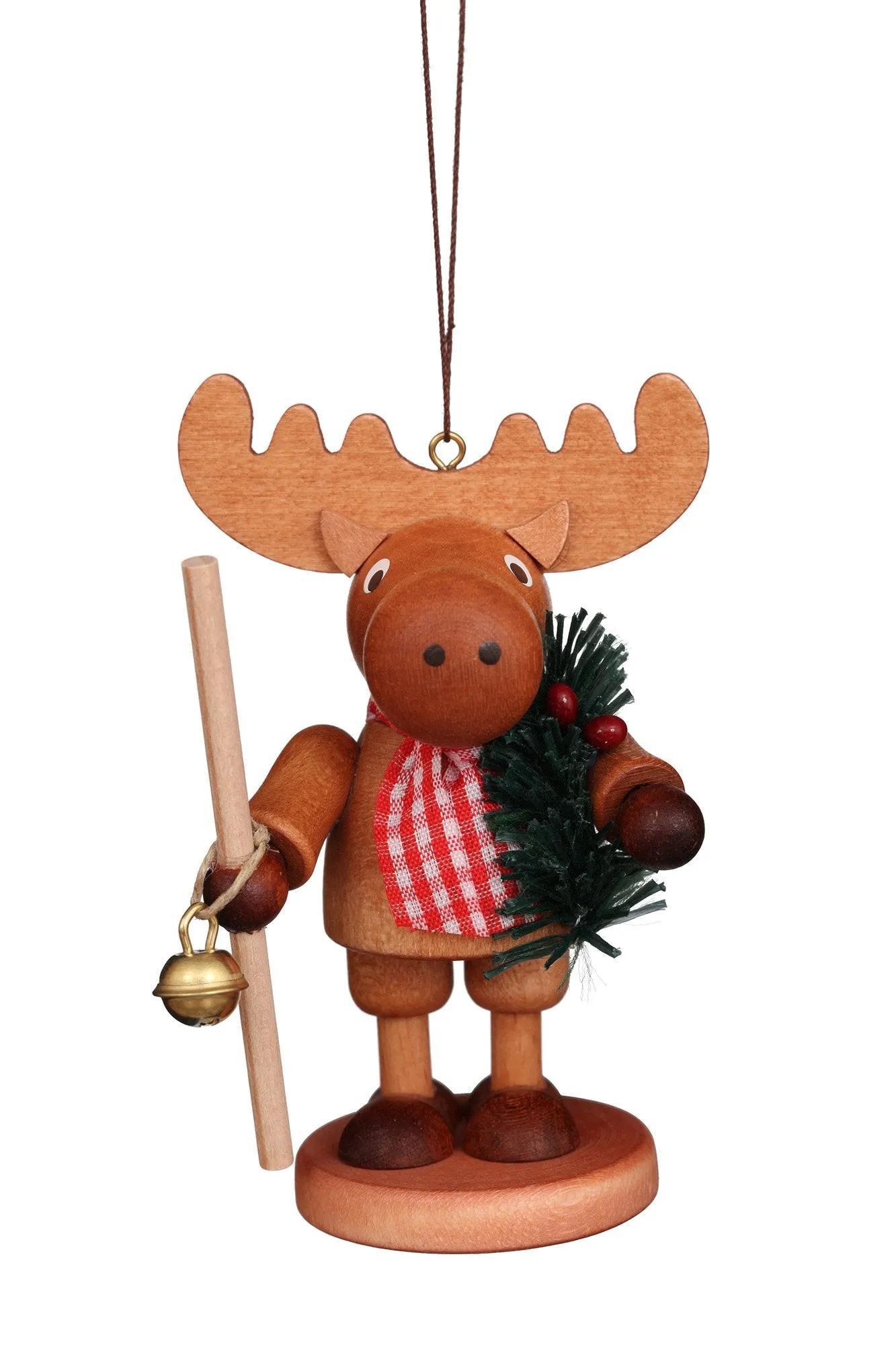 Large gnome Christmas tree decoration - Christmas Moose (Natural)