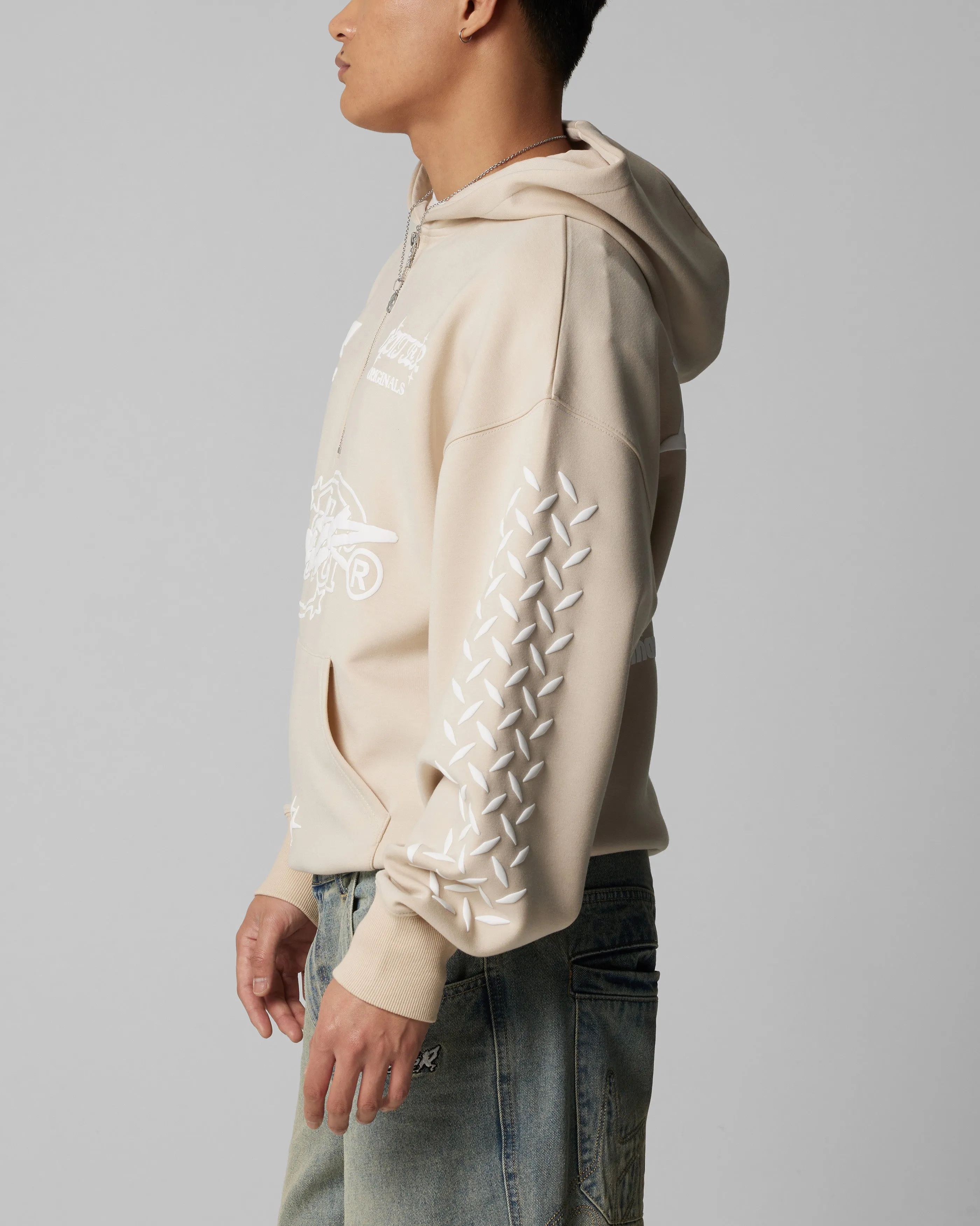 Loiter Instinct Hoodie Beige