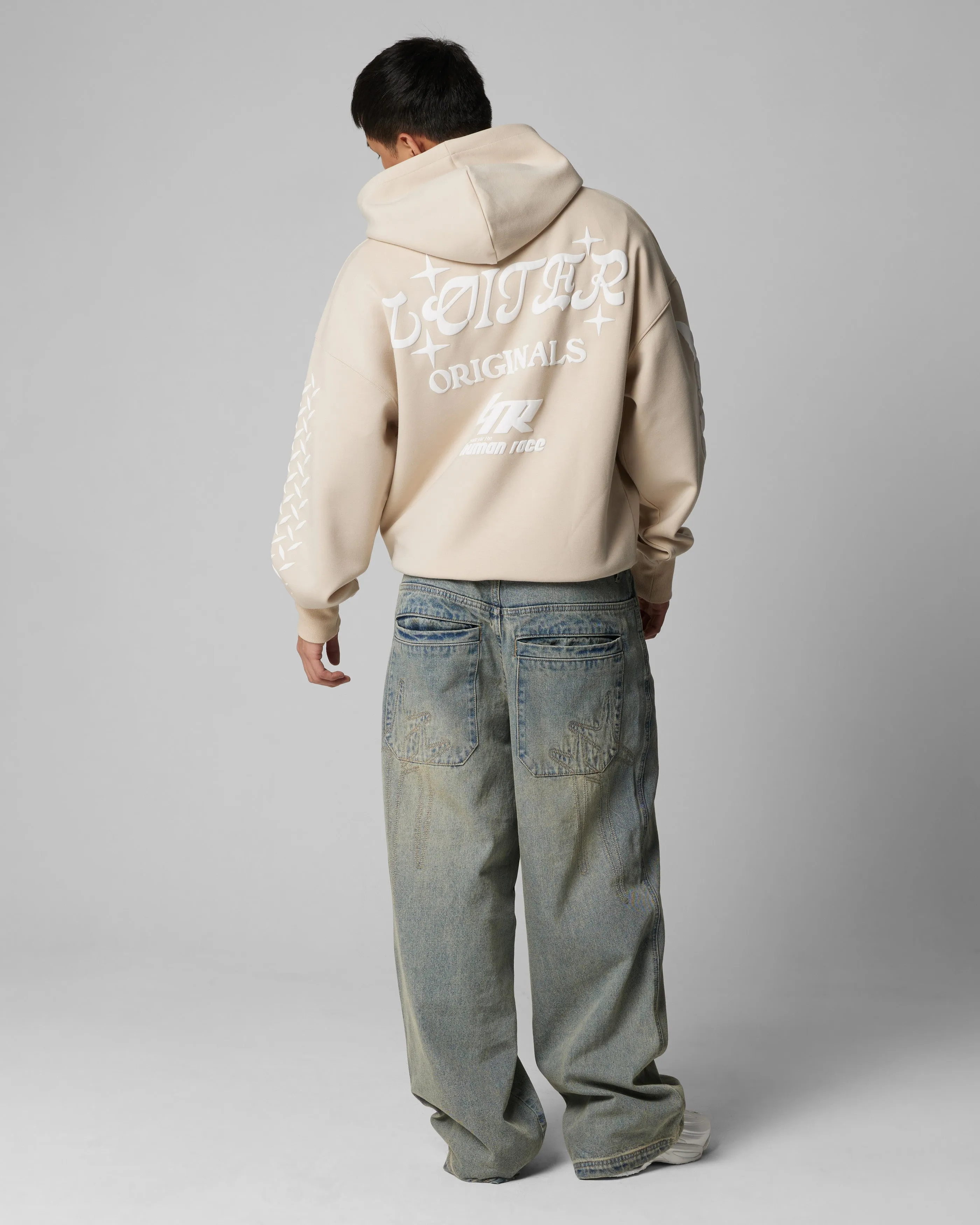 Loiter Instinct Hoodie Beige