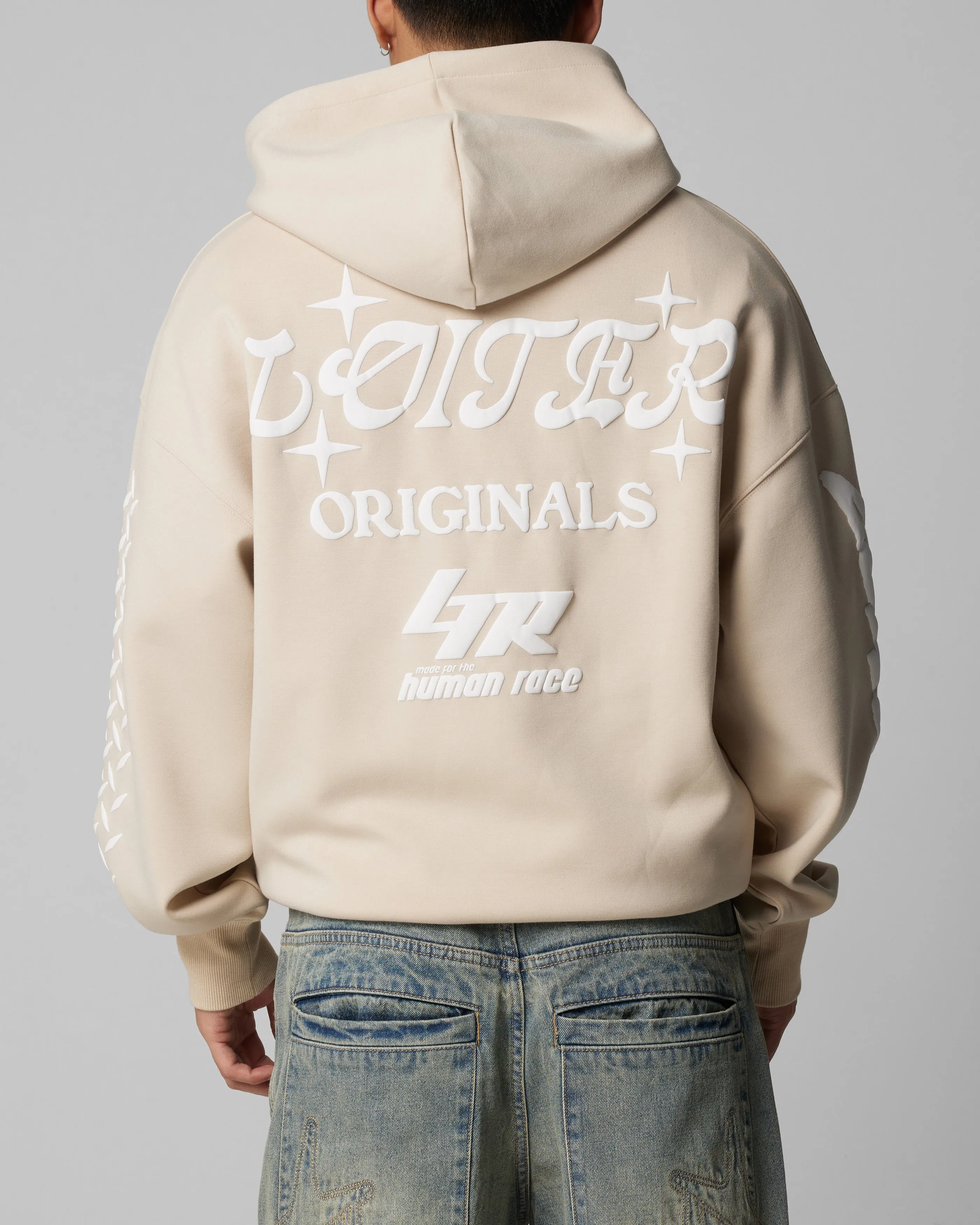 Loiter Instinct Hoodie Beige