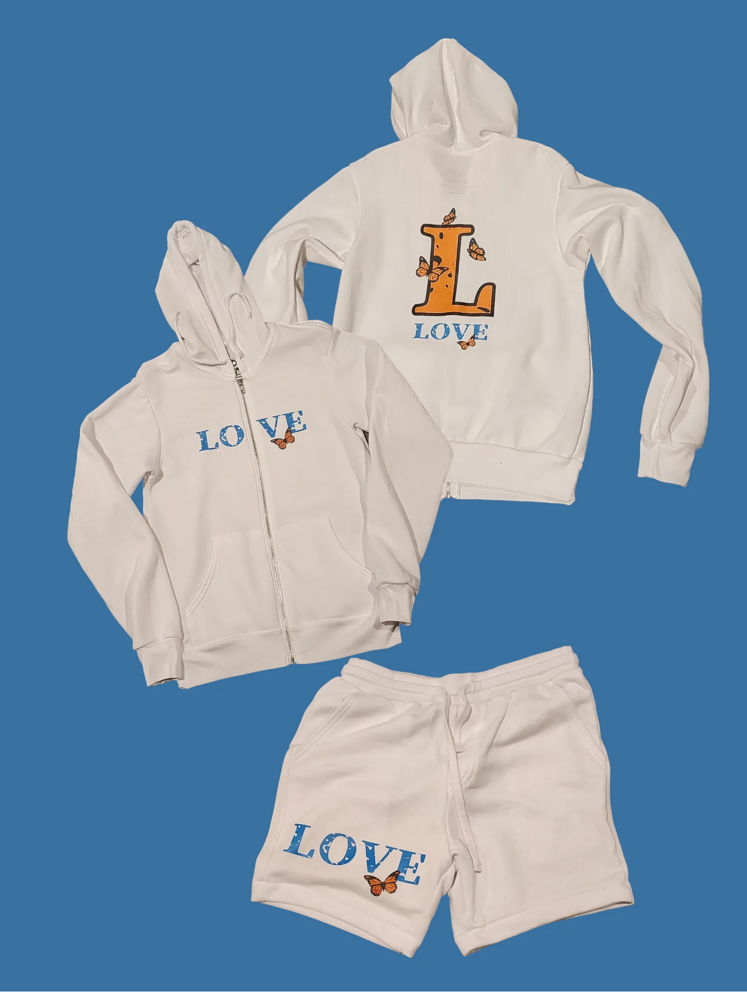 Love Premium Zip Hoodie   Premium Short   Hat (multiple color options)