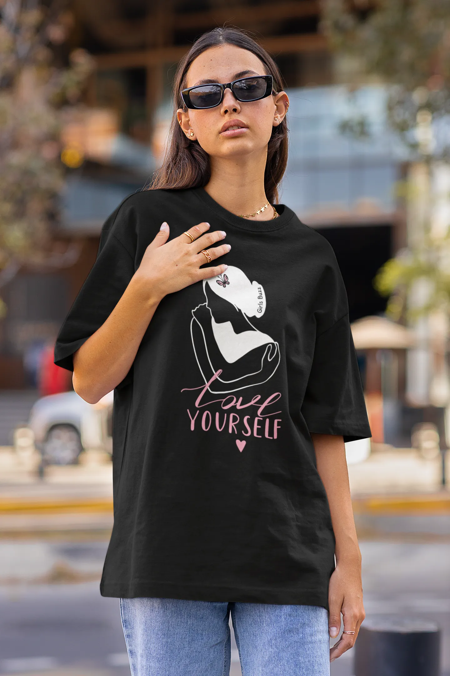 Love Yourself Women Oversized T-shirt