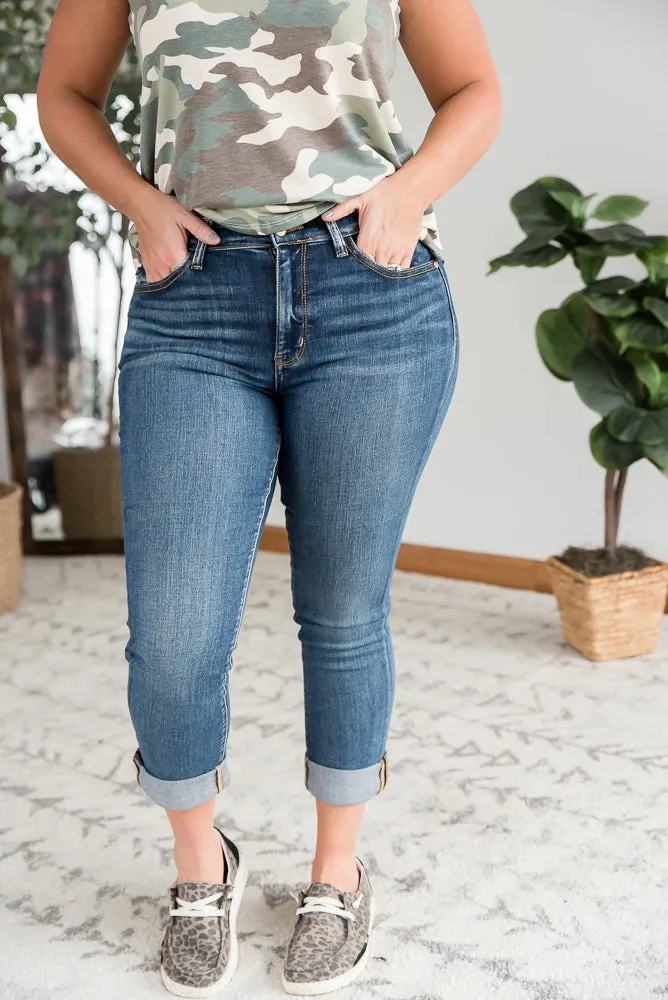 Make a Move Judy Blue Capris [Online Exclusive]