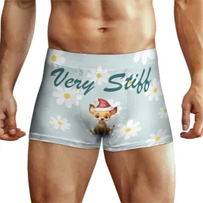 Men's Boxer Shorts add your own Text choose Patterns add optional photo (D7266859)