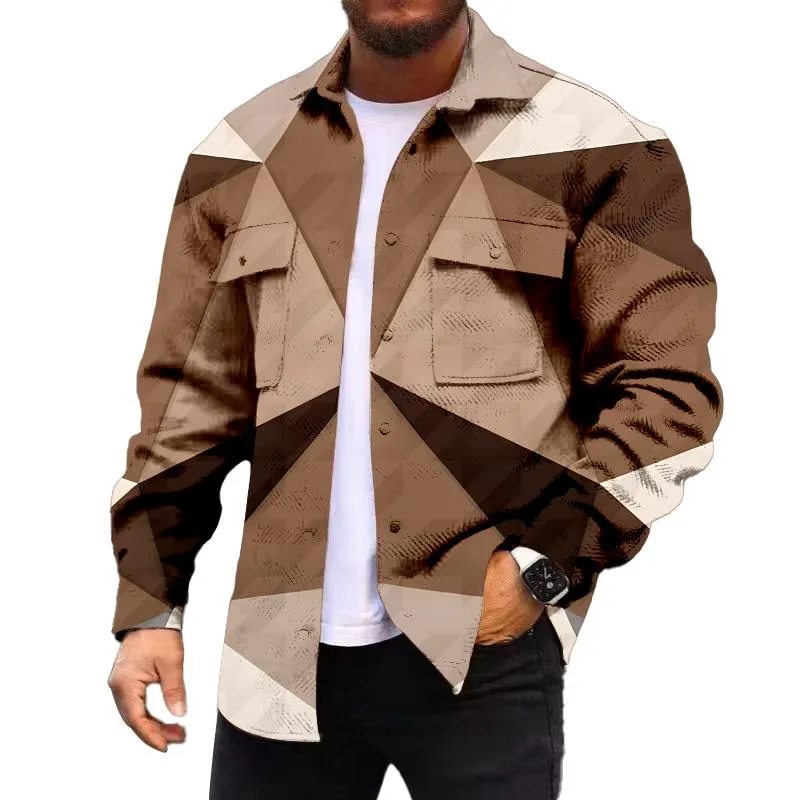 MEN'S FASHIONABLE CASUAL CORDUROY JACKET 24132286YM