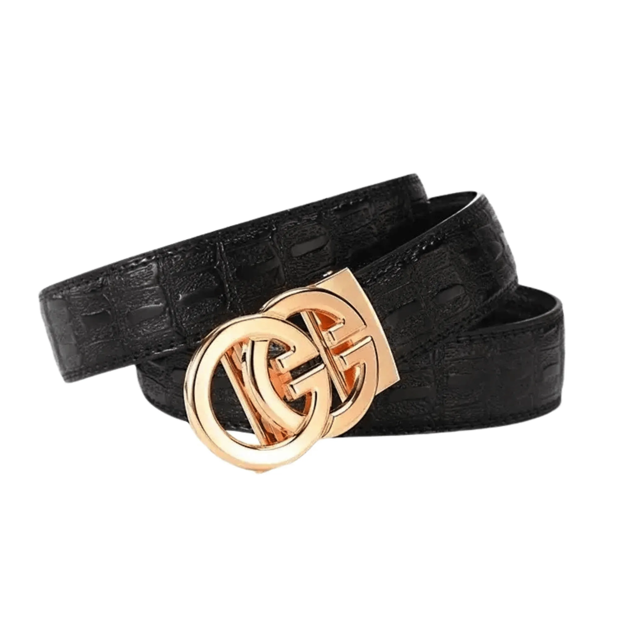 Men's Leather Belt Metal Alloy Automatic Buckle Brand Luxury Design Waist Belts For Men