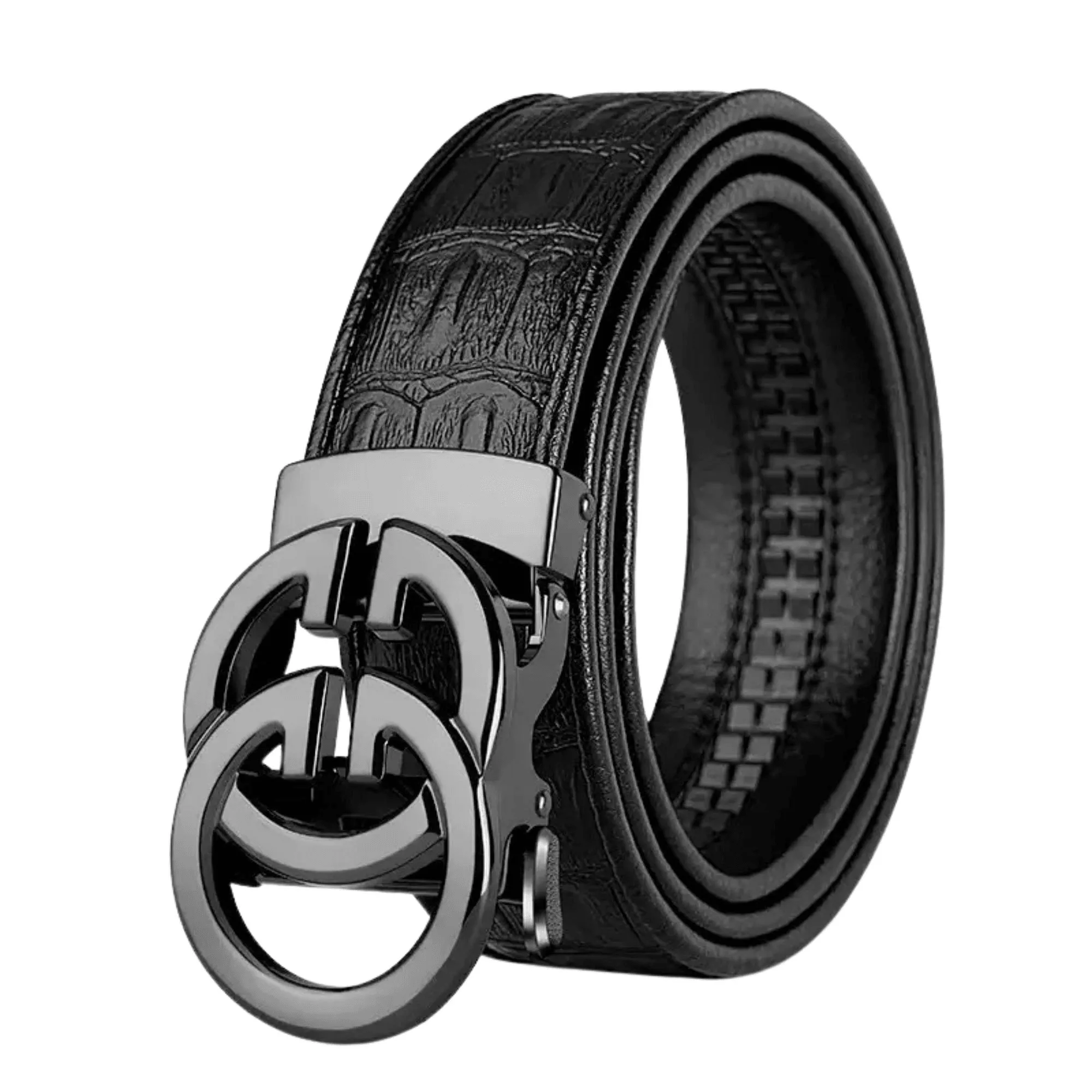 Men's Leather Belt Metal Alloy Automatic Buckle Brand Luxury Design Waist Belts For Men