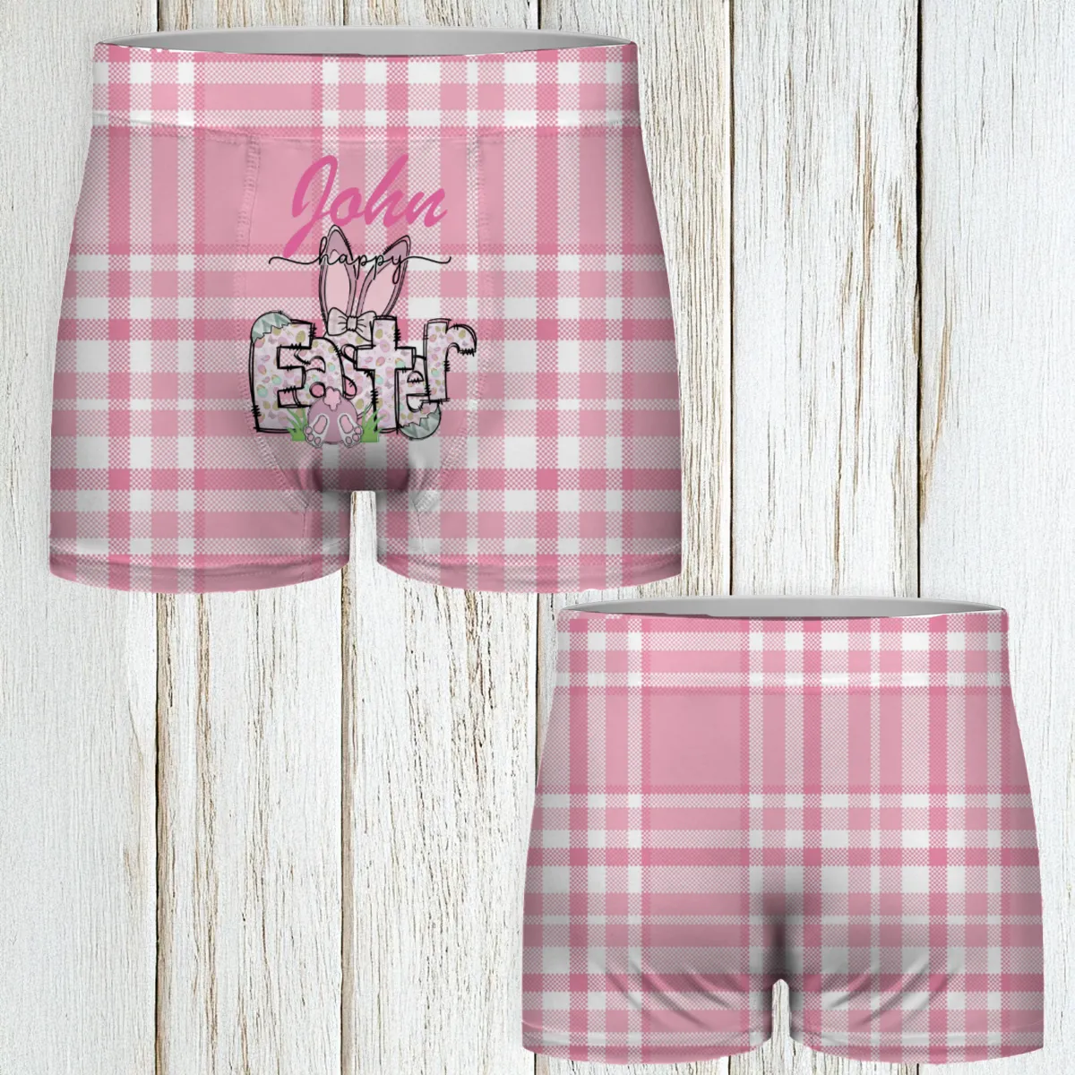 Men's Personalised Easter Boxer Shorts (D7266859)