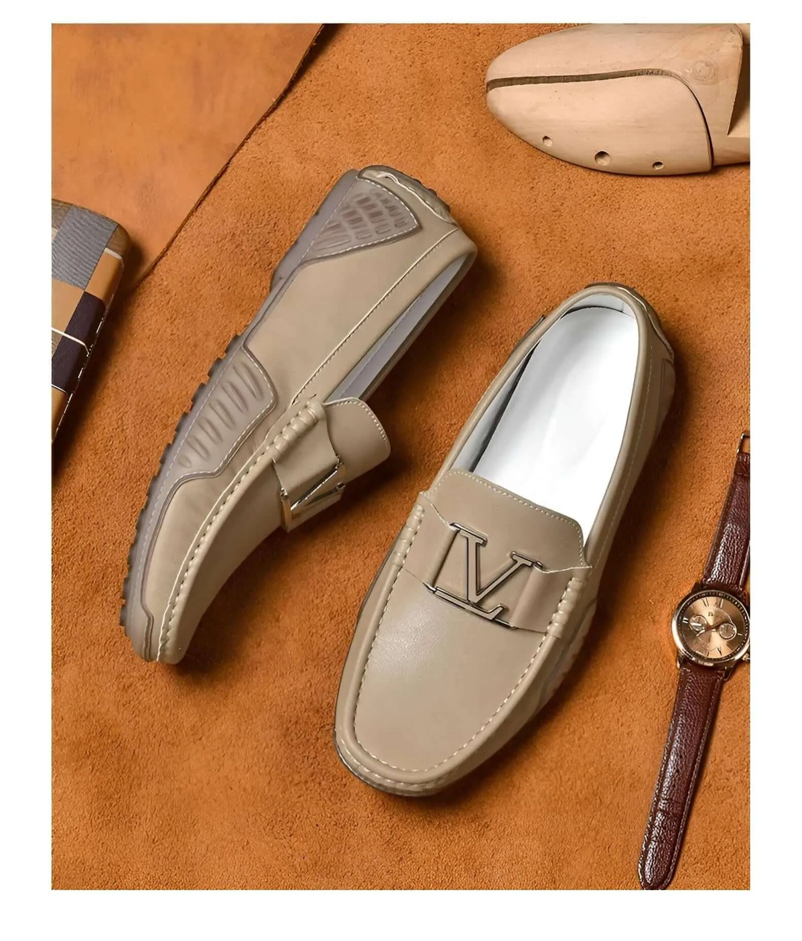 Men's Soft Luxury in Genuine Leather Moccasin Loafers