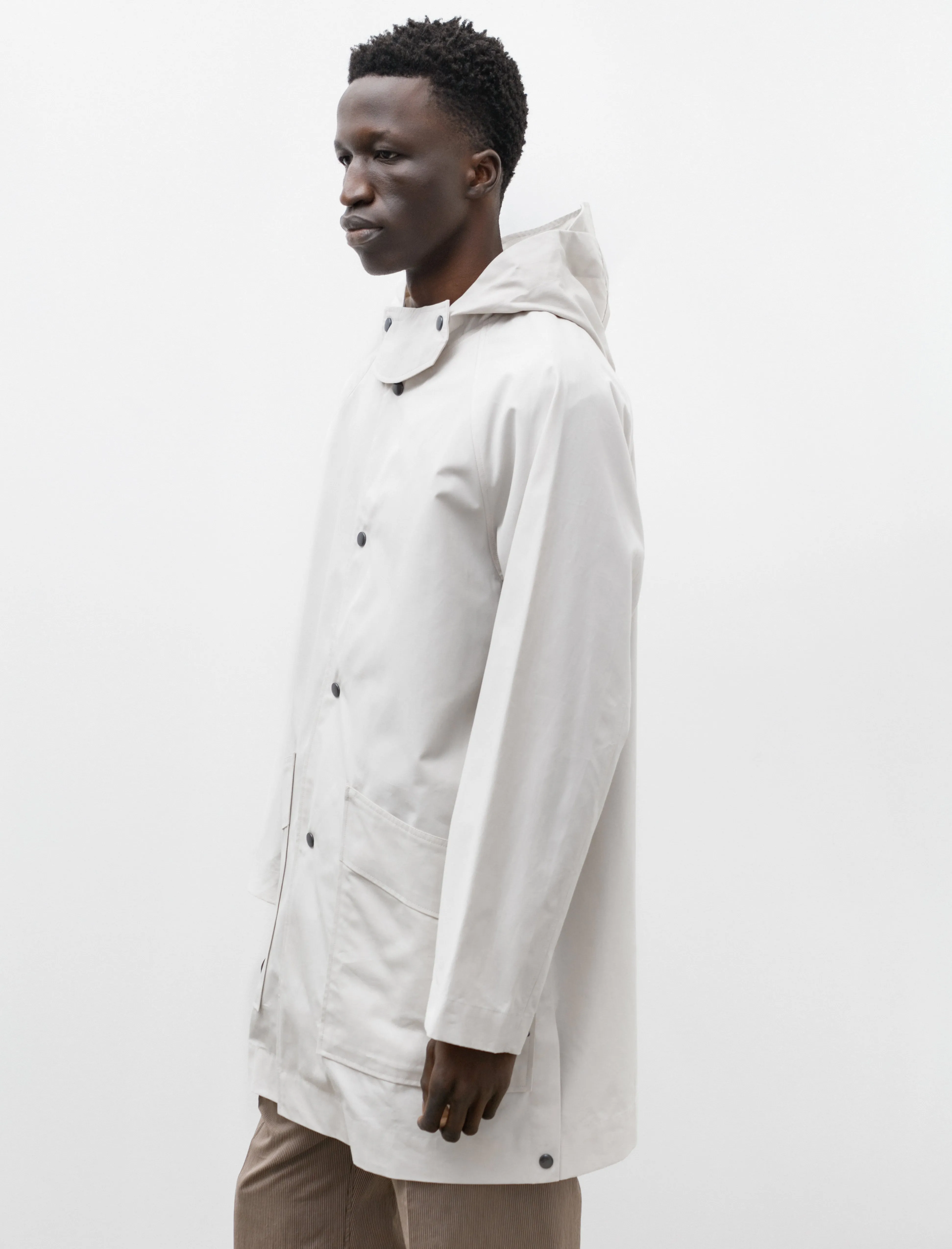 Mevi Parka Ventile Cotton Stone White