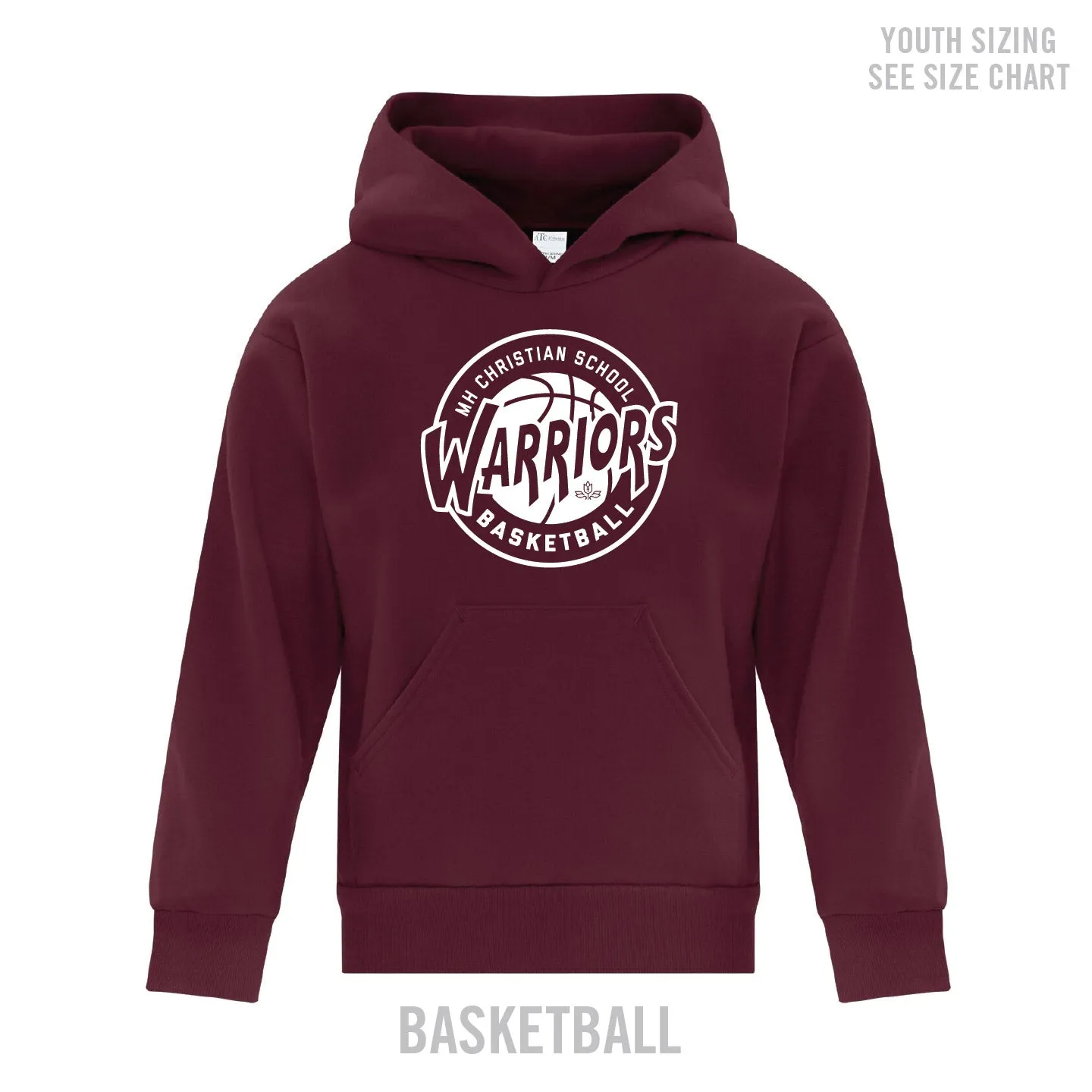 MHCS Basketball YOUTH Pullover Hoodie (MHCST010-Y2500)