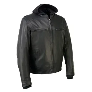 Milwaukee Leather MLM1523 Men's 'Scoundrel' Black Leather Fashion